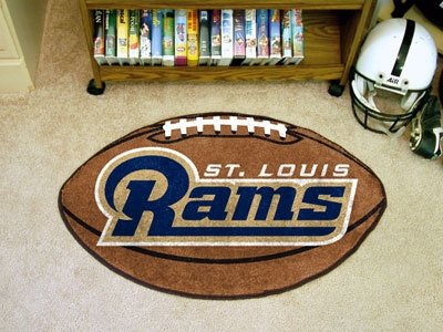 Buy St. Louis Rams NFL Ball Rug- 22x35 by Fanmats