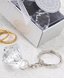Diamond Design Keychain Cheap Wedding Favors
