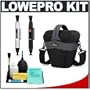 Lowepro Cirrus TLZ 15 Holster Camera (Black) Bag/Case + Accessory Kit for Canon Rebel XSi, XS, T1i, XTi, 40D, 50D, Nikon D40, D60, D5000, D90, D300, D700, Olympus Evolt E-30, E-450, E-520, E-620, and Sony Alpha A200, A300, A350, A700 Digital SLR Cameras
