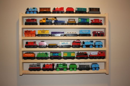 Train Rack Basic - Thomas Train Wooden Storage Display Wall Rack Shelf