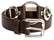 Dolce & Gabbana 85cm Brown Pebbled Leather O-ring Detailed Belt BC1572-A1864-80048-85 Dolce & Gabbana 85cm Brown Pebbled Leather O-ring Detailed Belt BC1572-A1864-80048-85