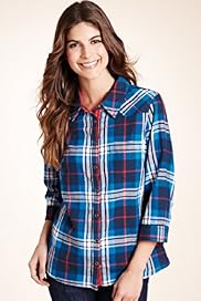 Pure Cotton Window Pane Checked Shirt