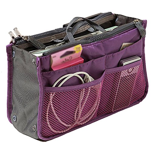 Handbag pouch bag in bag organiser insert organizer tid…
