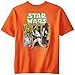 Star Wars Boys' T-Shirt, Orange, 7