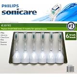 Sonicare ソニケア・エリート・シリーズ交換用歯ブラシ ６本入り スタンダード with フロス