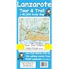 Lanzarote Tour and Trail Map 2nd edition Map-Paper version (Tour & Trail Maps)