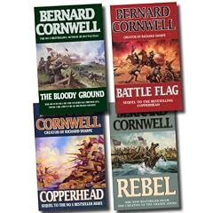Bernard Cornwell Starbuck Chronicles Collection 4 Books Set Pack RRP: �27.96 (Copperhead, Battle Flag, Rebel, The Bloody Ground) Creator of Sharpe series (Starbuck Chronicles)