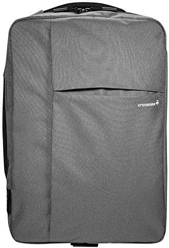 17" inch 3-in-1 Laptop Backpack, Messenger & Tote Bag in Grey - Lightweight Crosskase Eighty 6 Business Backpack to carry 13", 15.6" and 17" inch Laptops, Apple MacBook, Apple Macbook Air and iPads.