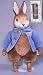 Beatrix Potter Peter Rabbit Porcelain and Plush Collector's Figurine