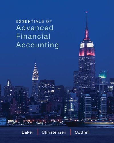 Loose-Leaf Essentials of Advanced Financial Accounting