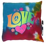 Lovely Tye Dyed Autograph pillows, With Zipper