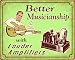 Louder Amplifiers Guitar Sign / Wall Plaque