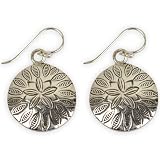 Bijouterie en ligne - Pendants d'oreilles ronds en argent 925�pour femmepar ShalinIndia