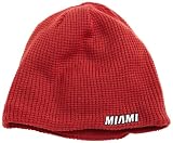 NBA Men's Reversible Knit Hat - Ke82Z, Miami Heat, One Size , Miami Heat , Garnet/Black