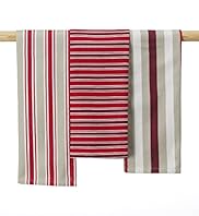 3 Modern Assorted Stripe Tea Towels