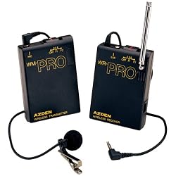 Azden WLX-PRO Lavaliere VHF wireless lapel microphone System