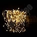 Homeleo 10 Meters 100 LEDs Battery Operated Christmas String Lights w/ Remote Wireless Dimmable LED Copper Wire String Lights Flexible Indoor Outdoor String Lights(Warm White,Waterproof)