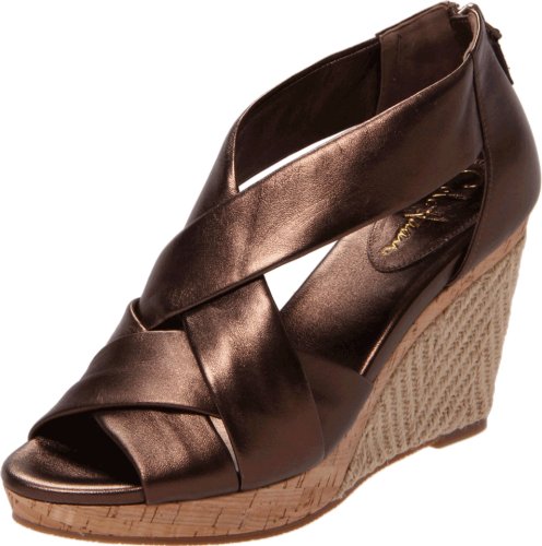 Cole Haan Sandals Cole Haan Women's Air Delfina Back Zip Ankle-Strap Sandal,Dark Bronze,10 B US