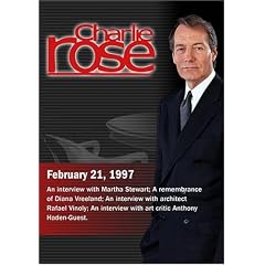 Charlie Rose with Martha Stewart; Isaac Mizrahi, Mary Louis Wilson & Grace Mirabella; Rafael Vinoly; Anthony Haden-Guest (February 21, 1997)