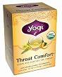Yogi Throat Comfort, Herbal Tea Supplement, 16-Count Tea Bags (Pack of 6)