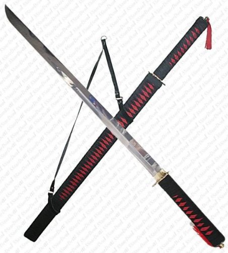 RED / BLACK Ninja Sword - 37 inch - Model 20-1300