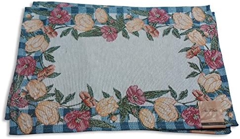 Spring Tulips in Tapestry Place Mats - Set of 2