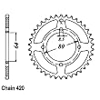 JT Sprockets JTR834.32 32T Steel Rear Sprocket