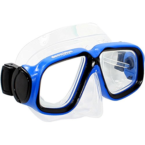 Deep Blue Gear - Kid's Prescription Diving Snorkeling Mask (Maui Jr.) with Optical Corrective Lenses for Diving or Snorkeling