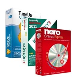 Kaspersky antivirus 2011 (1 Poste, 1 an) + Tune up 2011 + Nero Gravure express