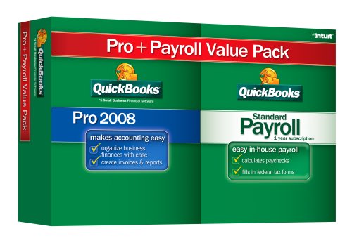 QuickBooks Pro 2008 W/Payroll 2008 [OLDER VERSION]