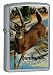 Zippo Lighter Rem Deer Street Chrome Pocket Lighter craftsmanship Windproof design