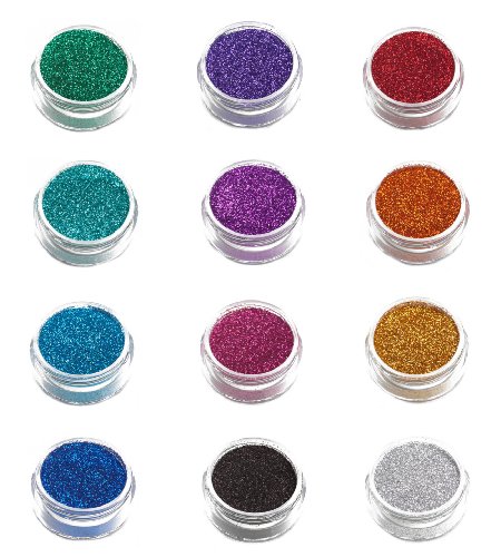 12 Pack of Glimmer Body Art Shimmer Body Glitters 12 Pack of Glimmer Body Art Shimmer Body Glitters