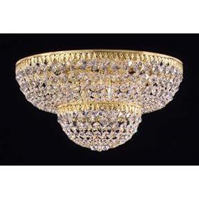 Schonbek 1568-40A Silver Swarovski Petit Crystal Crystal Nine Light Down Lighting Large... by Swarovski