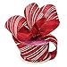 Candy Cane Wired Christmas Ribbon - 2 1/2