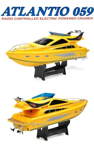 Childrens Toyshop  Third Party New : R/C Radio Remote Control Atlantio Fast Yacht brand new