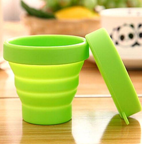 ibuyfun Portable Silicone Retractable Folding Cup Telescopic Collapsible Outdoor Travel