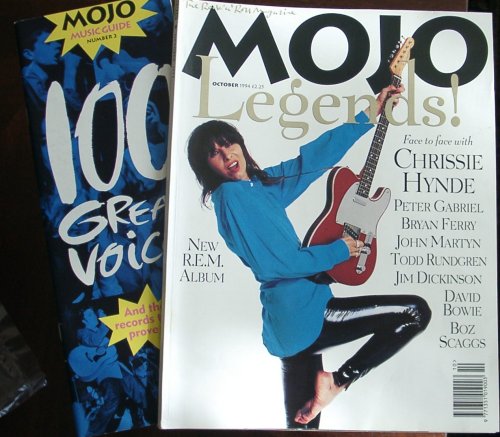 Mojo Magazine Issue 11 (October, 1994) (Chrissie Hynde cover and free music guide 100 Great Voices)