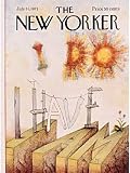 I Have, I am, I do Cover print by Saul Steinberg, Published in The New Yorker on 7/31/1971 Small Matted- 7" x 9.375"