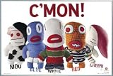 Poster framed: The C mons - C mon, C mon, C mon (36 x 24 inches)