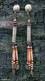 Bamboo and coconut shell earrings, 'Amazon Secrets' 0.4 W 4.3 L
