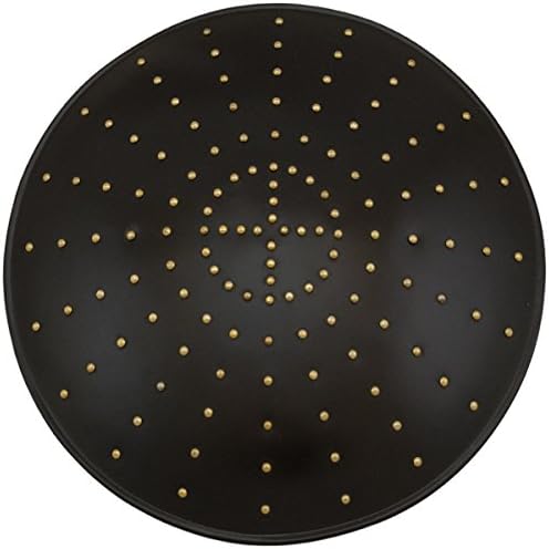 Black Round Carbon Steel Vikings Shield