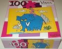 Pink Panther Riding Elephant Safari Puzzle for Kids 100 Pieces