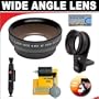 0.5x Digital Wide Angle Macro Professional Series Lens + Lenspen Cleaning System + Deluxe DB ROTH Accessory Kit For The Casio Exilim QV-5700, 20, 10, 4000, 2400UX, 2900UX, 3500EX, 2300UX, 2800UX, 3000EX, 8000SX, 2000UX, 5500SX, 7000SX,5000SX Digital Cameras