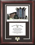 Valparaiso University Spirit Graduate Frame with Campus Images Lithograph