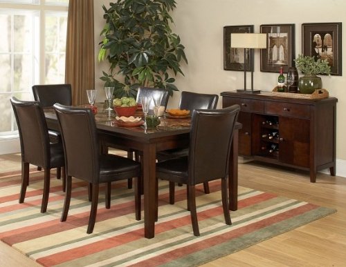 Home Elegance 3276-78*7 7pc PARSONS CHAIRS)