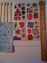 Art Lover Full Color Rub On Transfers BACK TO SCHOOL Theme Apples, School Bus, Books, Pencil (28 total rub-on's)