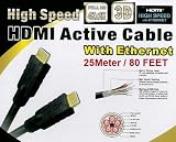 PTC 75ft Premium HDMI cable with Built-in Signal Amplifier