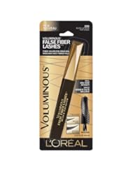 Beauty: LOreal Paris Voluminous False Fiber Lashes Mascara, Black Lacquer, 0.32 Fluid Ounce (Pack of 3) - L'Oreal Paris