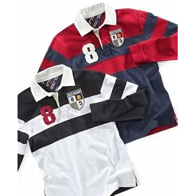 Tommy Hilfiger Kids Shirt, Boys Wrangell Pieced Rugby