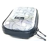 Ex-Pro® Expression Collection - Spiral Black & White - Hard Clam Shock proof Digital Camera Case Bag CR5021A for Nikon Coolpix L2, L3, L4, L6, L10, L11, L12, L14, L15, L16, L17, L18, L19, L20, L21, L22, P3, P4, P60, S4, S7, S9, S50, S50c, S51, S51c, S52, S52C, S60, S70, S80, S200, S200, S210, S210, S220, S225, S230, S230, S500, S510, S520, S550, S560, S560, S570, S600, S610, S620, S630, S640, S700, S710, S1000, S3000, S4000, S5100, S6000 & More.